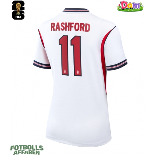 England Marcus Rashford #11 Hemmatröja Kvinnor VM 2026 Kortärmad